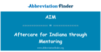 Aftercare for indiana through mentoring