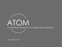 Atom | accelerating therapeutics for opportunities in medicine