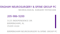 Birmingham neurosurgery and spine group