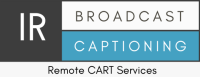 Ir broadcast captioning