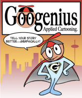 Googenius (applied cartooning)