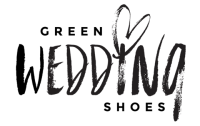Green wedding shoes