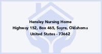 Hensley nursing home