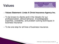 Linda a christ insurance agency, inc.