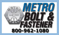 Metro bolt and fastener