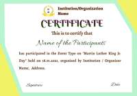 Participatie certificaat