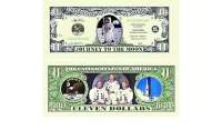11 dollar bill