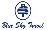 Blue sky travel