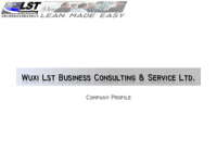Wuxi lst (lean systems and transforming) consulting co., ltd
