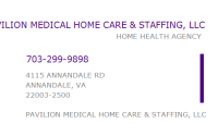 Pavilion medical home care & staffing llc