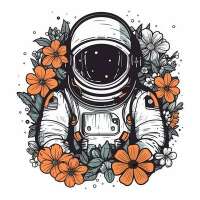 Flowers in space