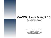 Prosol associates, llc