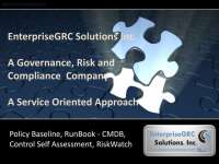 Enterprisegrc solutions, inc., an elastic compliance company