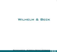 Patentanwaltskanzlei wilhelm & beck