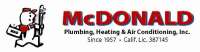 Mcdonald plumbing heating and air inc