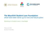 "maarifchi" student loan fund