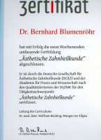 Zahnarzt dr. bernhard blumenröhr
