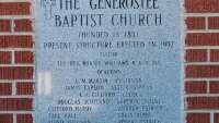 Generostee baptist church
