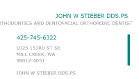 John w. stieber, dds(orthodontist)