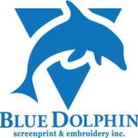 Blue Dolphin Screenprint & Embroidery