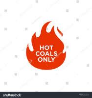 Hot coals