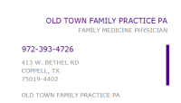 Old town family practice pa