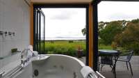 Coastal view cabins