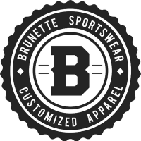 Brunette sportswear