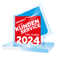 Gewählt zum kundenservice des jahres