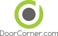 Corner door