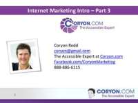 Coryon.com internet marketing