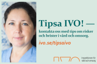Ivo inspektionen för vård och omsorg