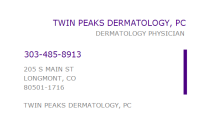 Twin peaks dermatology, pc