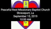 Peaceful rest missionary baptist church