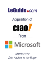 Ciao - leguide group (shopping guide gmbh)