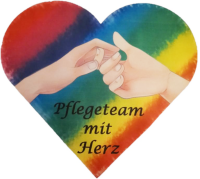 Pflegeteam mit herz