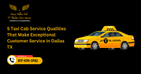Texas Yellow & Checker Taxi