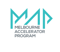 Melbourne accelerator program (map)