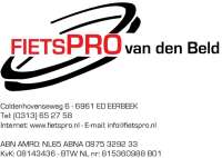 Fietspro van den beld
