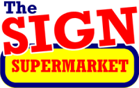 The sign supermarket