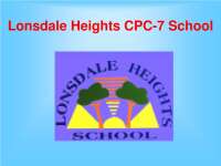 Lonsdale heights primary school