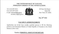 Tanzania mission to the u n