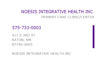 Noesis integrative health, inc