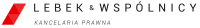 Kancelaria prawna lebek i wspólnicy sp. k