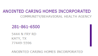 Anointed caring homes, inc.