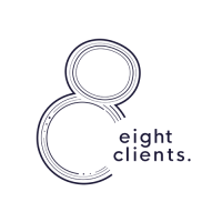 Eight clients - social media agency