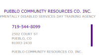Pueblo community resources co. inc.