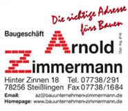 Arnold zimmermann baugeschäft