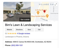 Bim's lawn & landscaping service, inc.