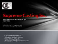 Supreme casting, inc. - stevensville, mi